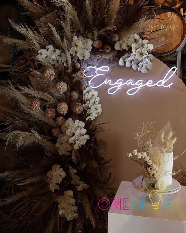 Engaged Neon Sign