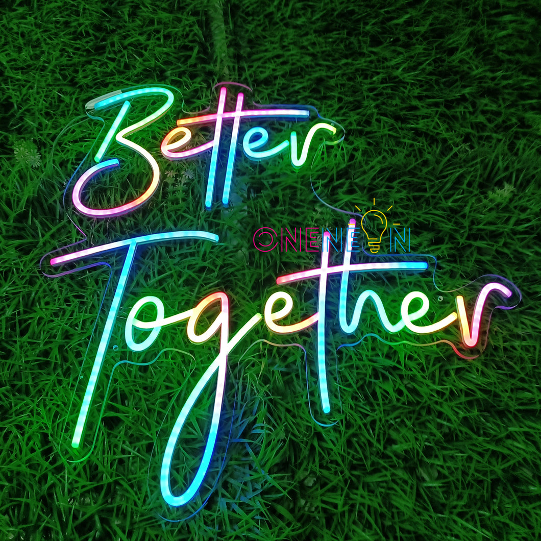 Better Together RGB Neon Sign