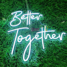 Load image into Gallery viewer, Better Together RGB Neon Sign
