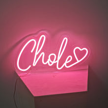 Load image into Gallery viewer, Neon Sign Custom, Personalized Family Name, Christmas Gift For Kids
