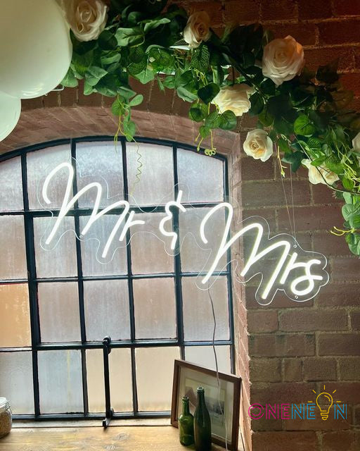 Mr & Mrs Neon Sign