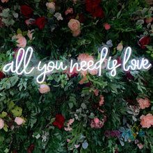 Load image into Gallery viewer, All You Need Is Love Neon Sign
