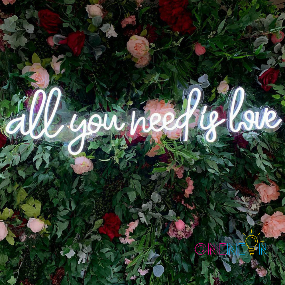 All You Need Is Love Neon Sign