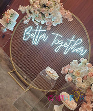 Load image into Gallery viewer, Better Together Neon Sign
