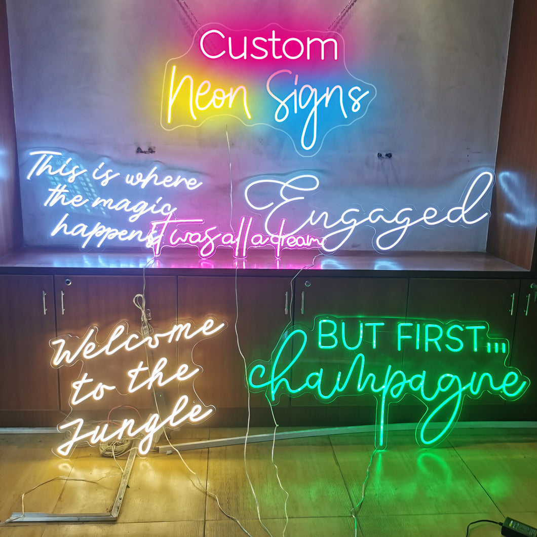 Custom Wedding Neon Sign Led Light, Home Decorations, Personalized Gifts, Best Wedding Gift, Wedding Birthday Party Decor, Home Wall Decor