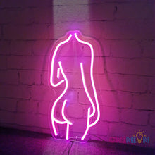 Load image into Gallery viewer, Woman Girl Back Shape Neon Sign
