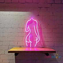 Load image into Gallery viewer, Woman Girl Back Shape Neon Sign
