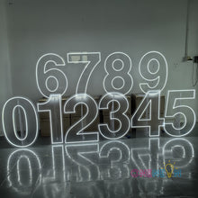 Load image into Gallery viewer, Free Standing 3ft Height Birthday Number Neon Sign
