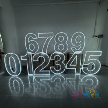 Load image into Gallery viewer, Free Standing 3ft Height Birthday Number Neon Sign
