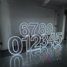 Load image into Gallery viewer, Free Standing 3ft Height Birthday Number Neon Sign
