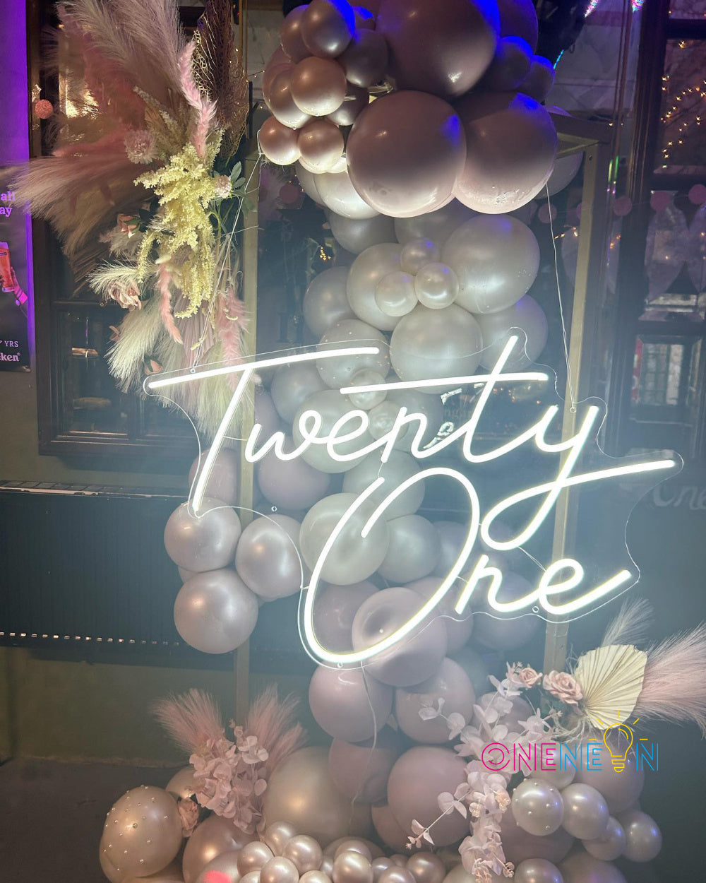 Twenty One Neon Sign