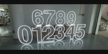 Load and play video in Gallery viewer, Free Standing 3ft Height Birthday Number Neon Sign
