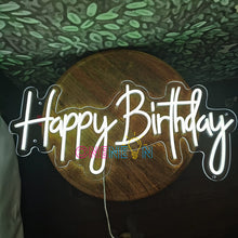 Load image into Gallery viewer, Happy Birthday Neon Sign（ 3 designs)
