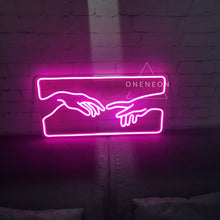 Load image into Gallery viewer, Hands of God Neon Sign
