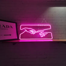 Load image into Gallery viewer, Hands of God Neon Sign
