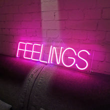 Load image into Gallery viewer, Feelings Neon Sign
