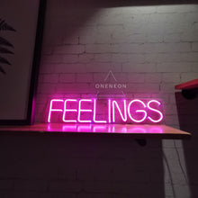 Load image into Gallery viewer, Feelings Neon Sign
