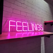 Load image into Gallery viewer, Feelings Neon Sign
