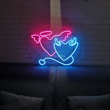 Load image into Gallery viewer, Angel &amp; Devil Neon Sign
