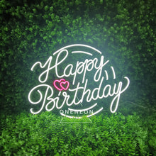 Load image into Gallery viewer, Happy Birthday Neon Sign
