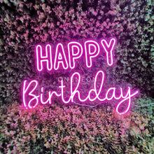 Load image into Gallery viewer, Happy Birthday Neon Sign
