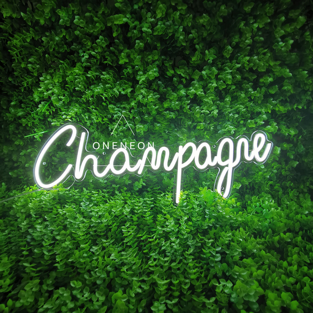 Champagne Neon Sign