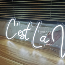 Load image into Gallery viewer, C&#39;est La Vie Neon Sign
