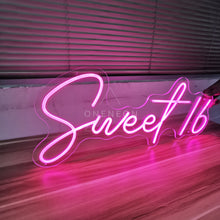 Load image into Gallery viewer, Sweet 16 Neon Sign
